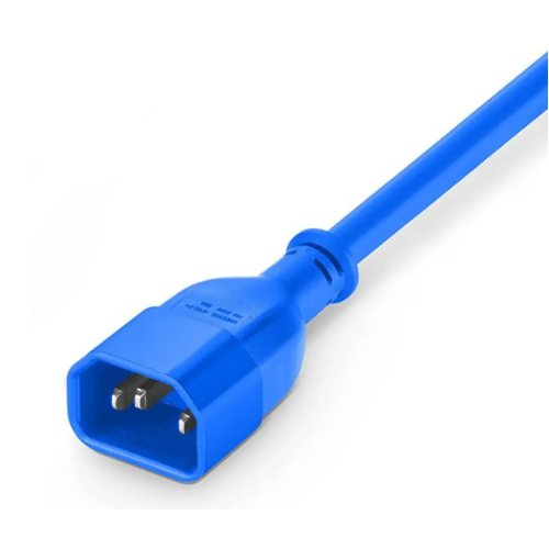 14AWG 250V/15A Power Extension Cord, Blue