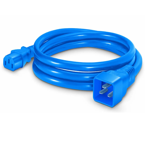 10ft (3m) 14AWG 250V/15A Power Cord, Blue