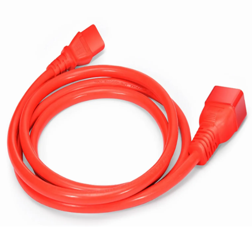 10ft (3m) 14AWG 250V/15A Power Cord, Red