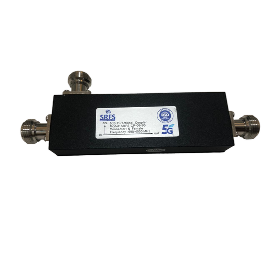 N-Female 6dB Directional Coupler 698-4000 MHz