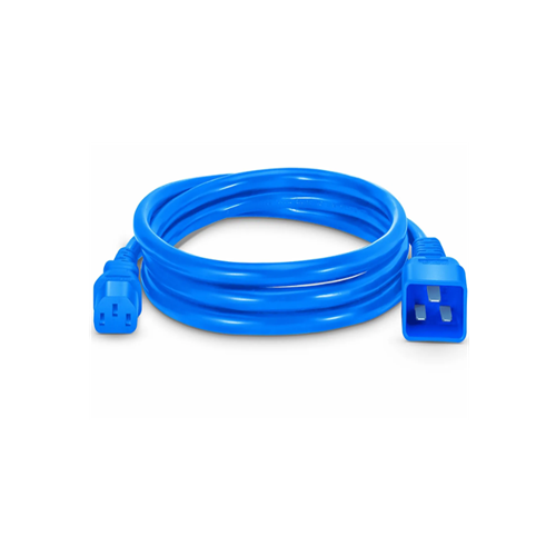 6ft (1.8m) 14AWG 250V/15A Power Cord, Blue