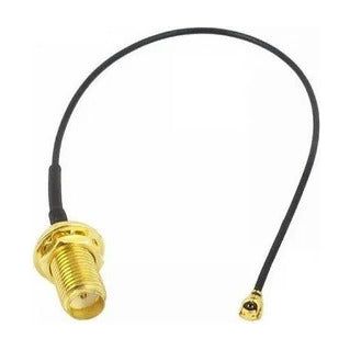 SMA Female Straight Bulkhead + 1.13mm cable (10 cm) +UFL