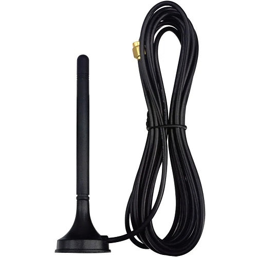 GSM 3dBi Rubber Duck Magnetic Antenna with RG174 Cable 3 Meter + SMA Male Straight Connector